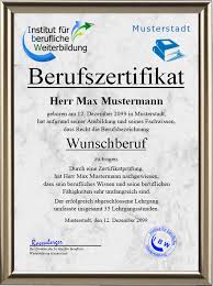 berufszertifikat kaufen legal